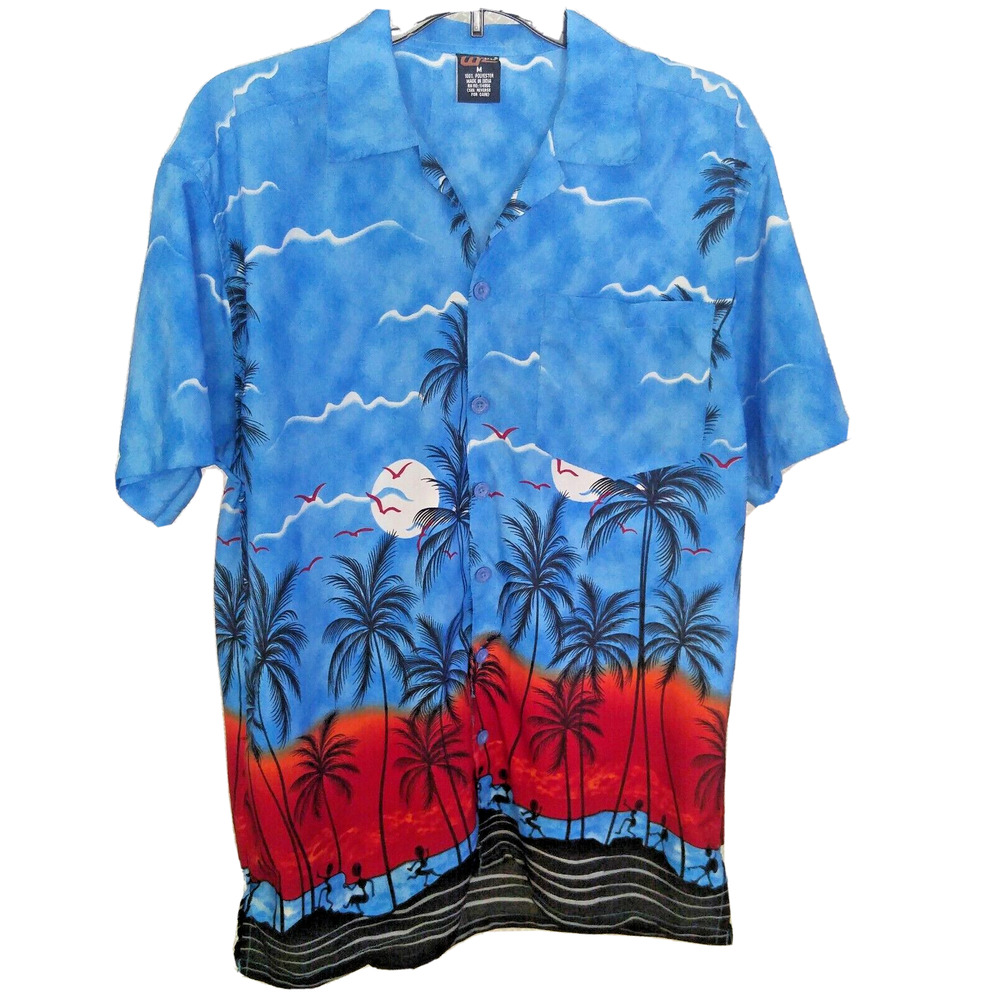Walnut Creek Hawaiian Shirt Mens M